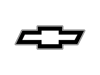 #0693 Chevy Chevrolet Black And White Logo Sticker Brand Waterproof Vinyl Decal