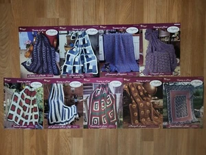 Lot 9 The Needlecraft Shop Afghan Patterns Collectors Series Country at Heart - Picture 1 of 20