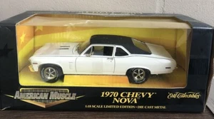 American Muscle Ertl Collectibles 1970 Chevy Nova White With Black Roof - Picture 1 of 11