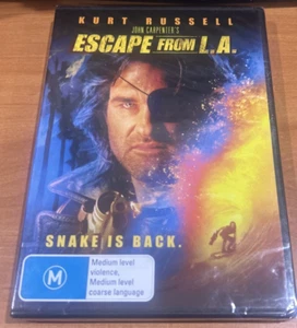 Escape from L.A. (1996 : 1 Disc DVD Set) Brand New Sealed In Plastic Region 4 - Picture 1 of 2