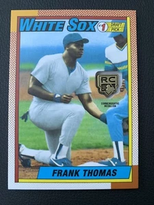 2020 1990 Topps Series 1 Frank Thomas Retrospective RC Logo Medallion NEW - Picture 1 of 2