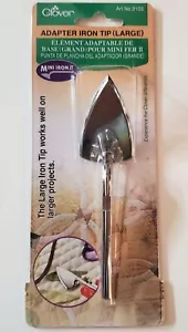 Clover großer ADAPTER EISENSPITZE 9103 passend für MINI IRON II Nähen Presswerkzeug NEU - Bild 1 von 2