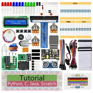 Kit de inicio ultrasónico Freenove para Raspberry Pi 5 4 B 3 400 Zero Python C Java - Imagen 1 de 7