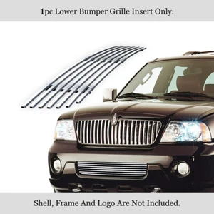 Fits 2003-2004 Lincoln Navigator Lower Stainless Chrome Billet Grill Insert - Picture 1 of 7