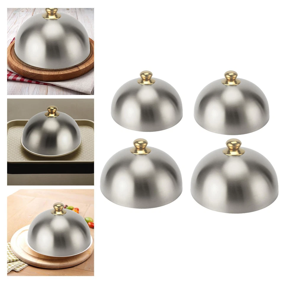 Teppanyaki Dome Dish Lid Cooking Tool with Handle for Home Griddle Grill - Image 1 of 1