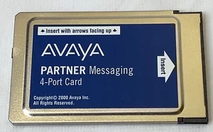 ✅AVAYA System Parting Message 4-PART CARD Tested Works Excellent No Damage 👀📸 - Picture 1 of 4