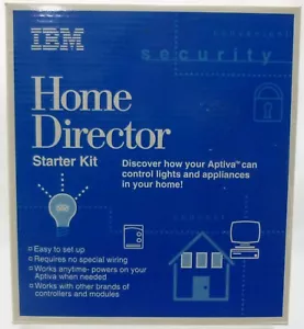 Starter Kit IBM Home Director 76H6258 Vintage NUOVO scatola aperta - Foto 1 di 6