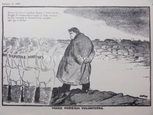 PRE WW2 USA & TRADE UNION MOVEMENT 1937 Lows Political Parade BLIMP Cartoon - Bild 1 von 3