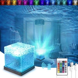 Wave Lamp Wasserwellen Lampe LED Sternenhimmel Projektor Kinder Tischlampe 16RGB - Bild 1 von 14