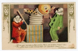 Halloween Winsch Payaso Rojo Payaso Verde Jack en la Caja - Imagen 1 de 2