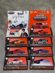 MATCHBOX Moving Parts 2025 SET OF 8 CARS RELEASE E CASE PORSCHE GOLF HARRY - Picture 1 of 8
