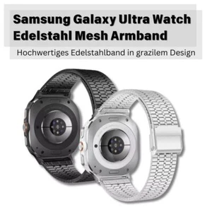 Pulsera Para Samsung Galaxy Watch Ultra Metal ✅ 47mm Acero Inox Mesh Repuesto - Imagen 1 de 11