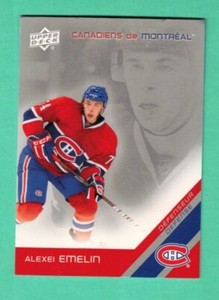 (1) ALEXEI EMELIN  2011-12 UPD  MONTREAL CANADIENS MCDONALDS CARD  (G7708)