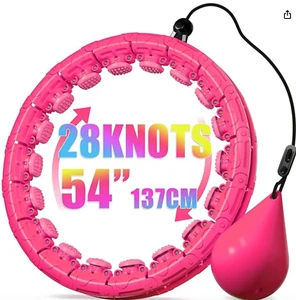 Aro de fitness Hula Infinity con peso para pérdida de peso en adultos, fitness inteligente 2 en 1 - Imagen 1 de 7