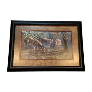 Morning Chatter Print by Carolyn Mock with 19.25 X 27.25 Restored Black Frame - Picture 1 of 7