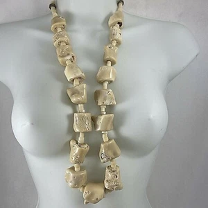 Hecho a mano ~ Plata de ley .925 ~ Ramas de coral 34" Collar - Imagen 1 de 12