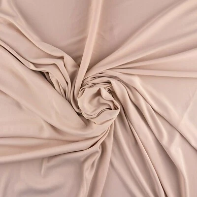 Elastik-Futter Stretch Stoff Braut Fb. Haut Meterware (18,90€/m) Art. 1139 - Bild 1 von 4