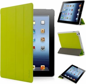 iHarbort iPad 4/3/2 Case Cover Slim Lightweight Holder, Lime Green/White ~ New - Picture 1 of 3