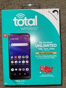 Total Wireless TCL A2X Prepaid Smartphone (32GB) –Black  - Picture 1 of 3