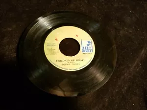 1970's DENNIS BROWN Children of Israel / Dust 7" Vinyl Single Reggae Jamaica - Imagen 1 de 2