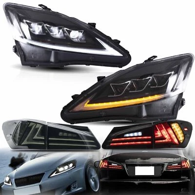 2Sets VLAND LED Scheinwerfer Klar&Rücklicht für Lexus IS250 IS350 ISF 2006-2014 - Bild 1 von 4