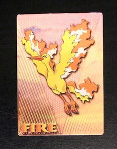 Moltres Meiji 1999 Embossed Promo Get Card Vintage Fire Pokemon Japanese Card - Bild 1 von 15