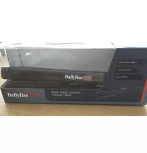 BaByliss PRO - BABYLISSPRO Ceramic Hair Straightener Dual Voltage 25mm -NEW - Picture 1 of 4