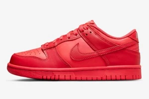 NEW Nike Dunk Low GS 'Track Red' Size 6.5Y (Women's 8) SHIPS TODAY - Picture 1 of 8