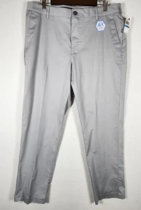 Van Heusen Air Pants Mens 36x32 Gray Straight Max Flex Waistband Stretch NWT $70 - Picture 1 of 10