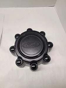 Ford Excursion F-250 F-350 Super Duty Oval Black Center Wheel Cover Hub Cap OEM - Picture 1 of 9