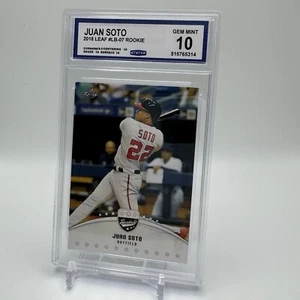 JUAN SOTO 2018 Leaf #LB07 Rookie LB-07 CCG 10 Gem Mint ๐ MLB RC - Picture 1 of 3