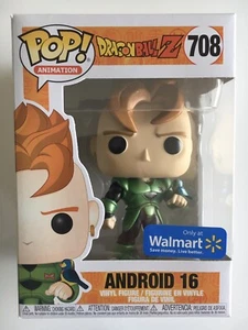 Funko Pop! Dragon Ball Z - Android 16 (metallic) #708 Walmart Exclusive - Imagen 1 de 6