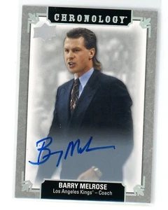 2019-20 Upper Deck Chronology Franchise History Barry Melrose #FH-LA-ME Auto - Imagen 1 de 1