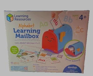 Buzón de aprendizaje de alfabeto juguete preescolar de recursos de aprendizaje - Imagen 1 de 2
