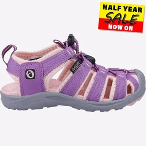 Cotswold Junior Girls Recycled Summer Walking Leisure Sandal Purple - Imagen 1 de 4
