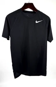 Camiseta Nike Pro Dri-Fit Para Hombres Negra Gimnasio Entrenamiento Entrenamiento Manga Corta Talla Mediana ¡NUEVA! - Imagen 1 de 10