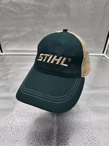 Sombrero estilo camionero verde y crema STIHL - Imagen 1 de 5
