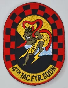 USAF PATCH 4th TACTICAL FIGHTER SQUADRON VIETNAM WAR Estate find NEW - Picture 1 of 4