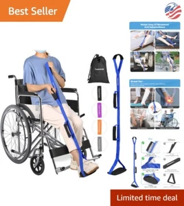Mobility Aid: Padded Long Leg Lifter Strap - Perfect for Post-Surgery Assistance - Picture 1 of 9