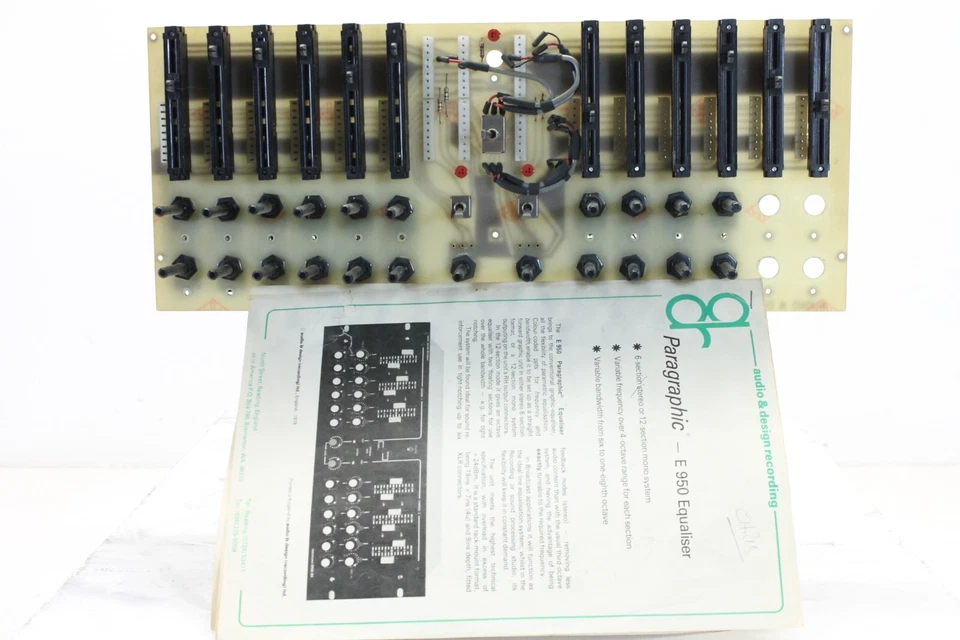 Audio & Design Recording Paragraphic - E 950 Eq with Schematics without casing - Image 1 of 4