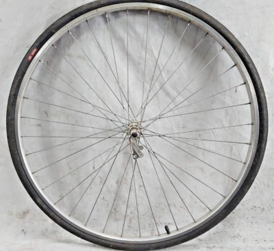 Weinmann 27" Front Road Bike Wheel Schwinn Approved Hub AV Silver USA Shipping:) - Image 1 of 4