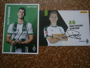 Fußball - unterschriebene Bildautogramme - Philipp Sander + Matthias Ginter - Bild 1 von 1