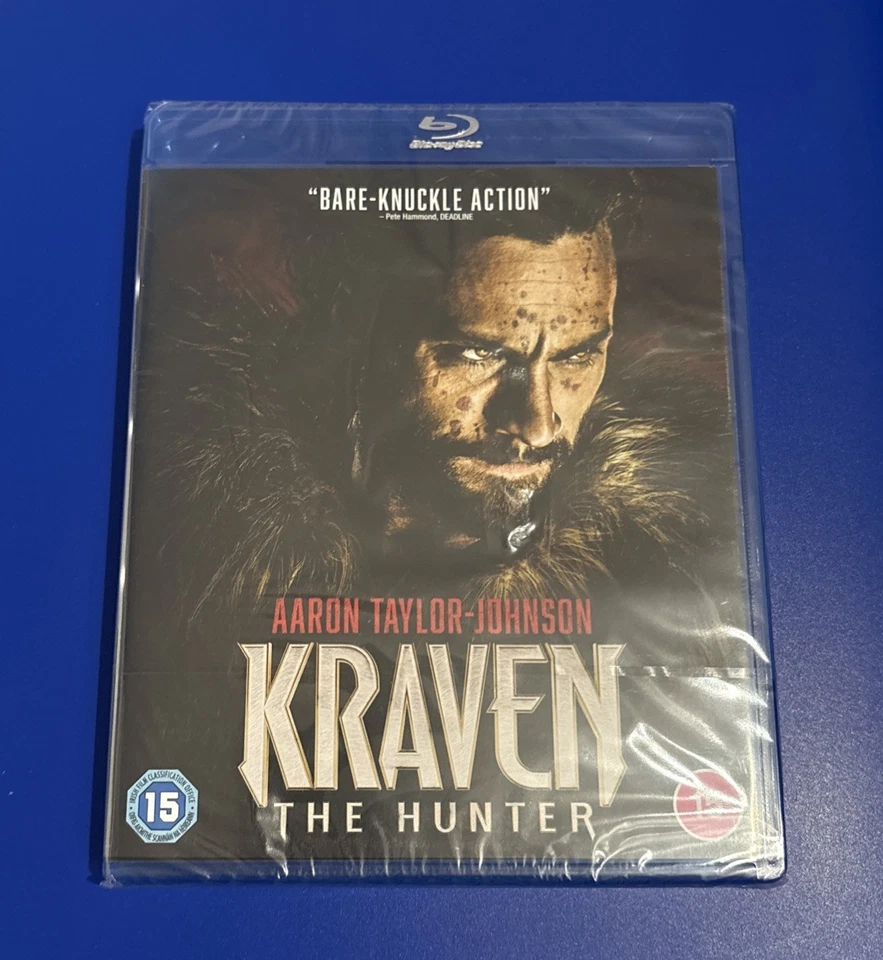 BLU-RAY  KRAVEN THE HUNTER    BRAND NEW SEALED UK STOCK - Image 1 of 1