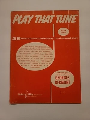 Play That Tune Book 3 for Piano Belwin Mills Vintage Piano Book - Image 1 of 2