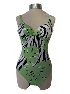 Roidal Exclusive Jungle Print Einteiler Badeanzug Schwimmkostüm B Cup GB 10 - Bild 1 von 19