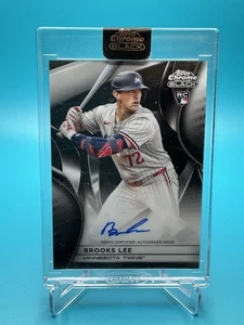 2025 Topps Chrome Black - Brooks Lee - RC Auto #CBA-BL - Picture 1 of 2