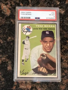 1954 Topps Yogi Berra #50 Baseballkarte PSA 4 - Bild 1 von 2