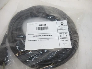 A42044 MARKEM-IMAJE cable mains usa & canada black-5m - Picture 1 of 4