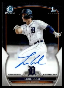 2023 Bowman Chrome 1st Auto Luke Gold #CPA-LGD C - Bild 1 von 2