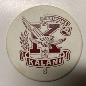 Vintage Kalani Falcons High School Logo Honolulu Hawaii POG Milk Cap 1993 NEW - Picture 1 of 2